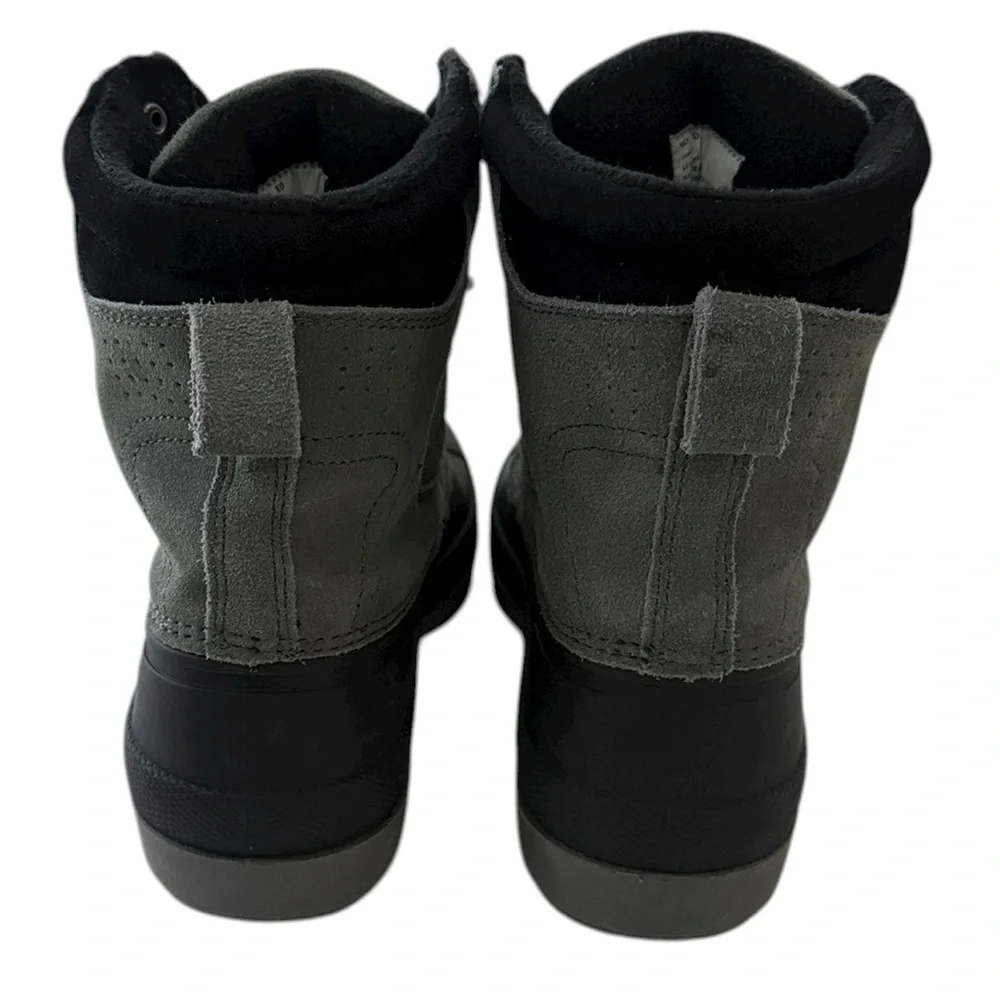 Magellan Outdoors All Weather Gray Black Suede Rubber Duck Boots Men Sz 8